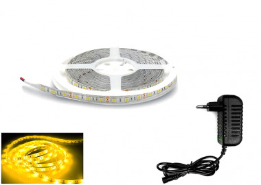 Ταινία LED 5 Μέτρων Κίτρινη LED 5050 SMD