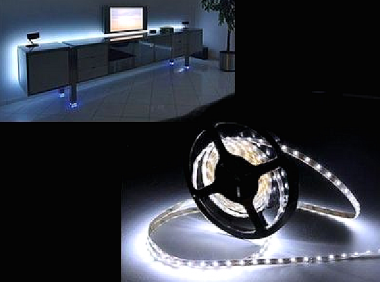 Ταινία LED 5 Μέτρων Ψυχρό Λευκό LED 5050 SMD