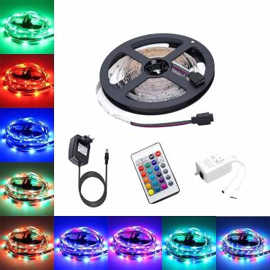 Led Ταινία RGB 2m Αυτοκόλλητη SMD 5050 Αδιάβροχη