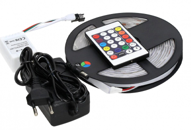 Led Ταινία RGB 5m SMD 5050 14W με Κοντρόλ