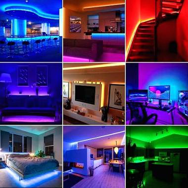 Led Ταινία RGB 5m SMD 5050 7,2W FO-Z838 με Κοντρόλ