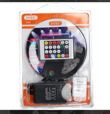 Led Ταινία RGB 5m SMD 5050 7,2W FO-Z838 με Κοντρόλ