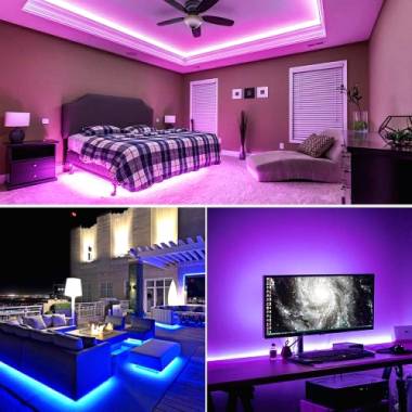 Αδιάβροχη Led Ταινία RGB 5m SMD 5050 15W με Κοντρόλ