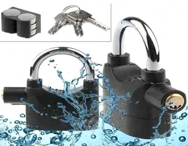 Λουκέτο Ασφαλείας με Συναγερμό 110DB 10cm