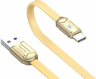 Καλώδιο Δεδομένων Ταχείας Φόρτισης TYPE-C X12-C Χρυσό 5Α
