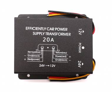 Μετατροπέας Ρεύματος 24V DC σε 12V DC – 20A