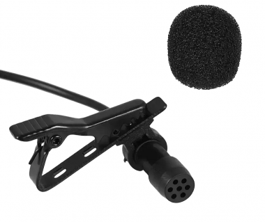 Μικρόφωνο Lavalier Mini Stereo 3.5AUX 1.5M με Κλιπ