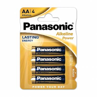Μπαταρίες Panasonic Αλκαλικές Lr6 4τμχ ΑΑ