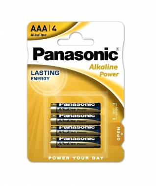 Μπαταρίες Panasonic Αλκαλικές 4τμχ AAA