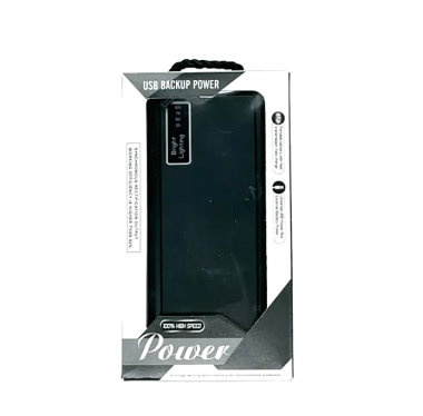 Power Bank 10000mAh με Ενσωματωμένους 4 Διαφορετικούς Αντάπτορες Φόρτισης & Φακό