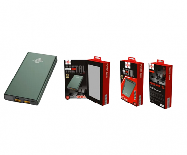 Powerbank 10000mAh Wisdomup Μαύρο