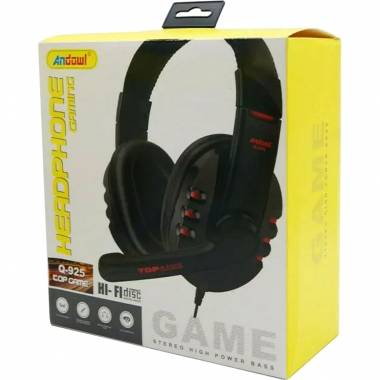 Ενσύρματα Ακουστικά Over Ear Gaming 3,5mm για PC Q-925