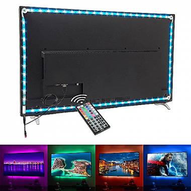 Led Ταινία 5m RGB με USB και Τηλεχειριστήριο
