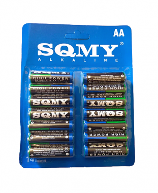 SQMY Αλκαλικές Μπαταρία AA 1.5V 16τμχ