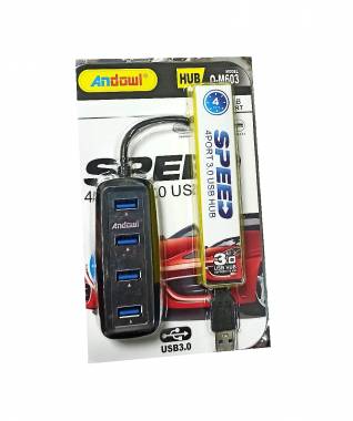 Πολύπριζο με 4 Θύρες USB 3.0