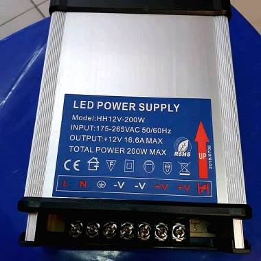 Τροφοδοτικό AC 175-265V σε DC 12V 16.6A 200w