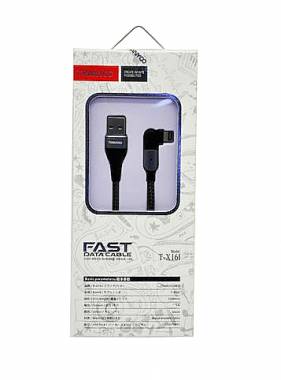 Καλώδιο Γρήγορης Φόρτισης Φωτιζόμενο T-X16I IOS 5A 1M