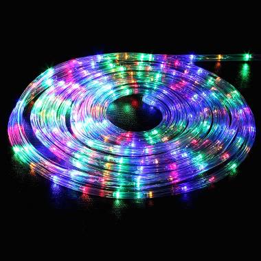 Φωτοσωλήνας Led 20m με Πολύχρωμο RGB Φως και 8 Προγράμματα