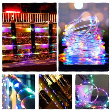 Φωτοσωλήνας Led 20m με Πολύχρωμο RGB Φως και 8 Προγράμματα