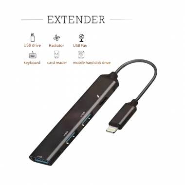 Original SX-38 Extender πολλαπλών Χρήσεων Lightning για iOS - Multifunctional Extender Lightning Charging
