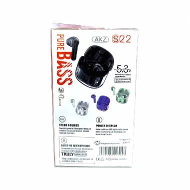 TWS Ασύρματα ακουστικά Bluetooth με θήκη S22 - Bluetooth earphones