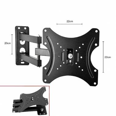 Universal Βάση τηλεόρασης τοίχου 14"-42" - Universal plasma wall mount HDL-117B