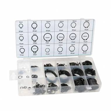 Ασφάλειες SNAP RING σετ 300 τεμαχίων - Snapring assortment 300pcs