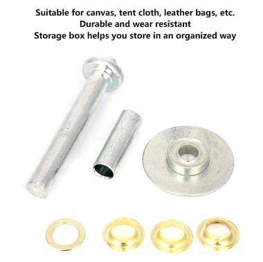 Σετ Μπουντούζια για Άνοιγμα Οπών 103τμχ - Gromment Kit With Tool 103