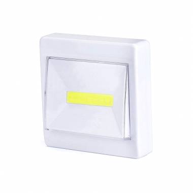 Φωτιστικό Διακόπτης Τοίχου 3W - Battery-powered COB light Switch