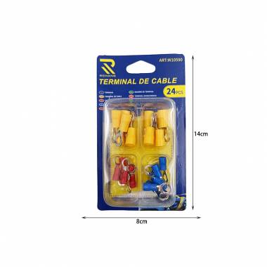 Rchang Ακροδέκτες oπής 24τμχ - Rchang cable terminals 24pcs