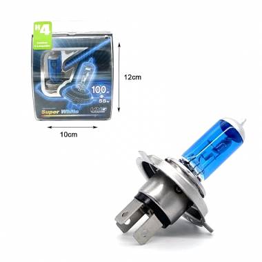 HNG Λάμπες Αλογόνου Τύπου Xenon 60/55w 12v H4 5500k 2τμχ - Halogen Lamp Super White 2pcs