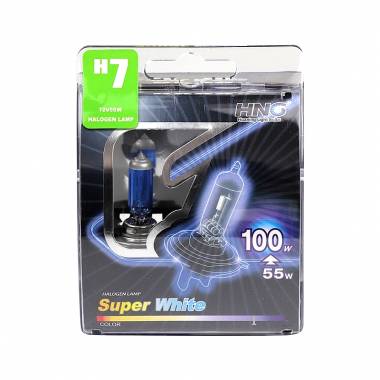 HNG Λάμπες Αλογόνου Τύπου Xenon 55w 12v H7 5500k 2τμχ - Halogen Lamp Super White 2pcs