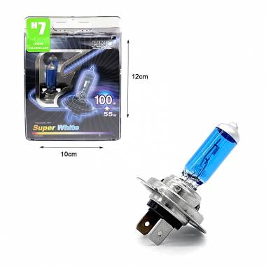 HNG Λάμπες Αλογόνου Τύπου Xenon 55w 12v H7 5500k 2τμχ - Halogen Lamp Super White 2pcs