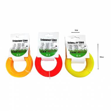 Μισινέζα για χλοοκοπτικό 2.4mmΧ15m - Trimmer line gardening tool brush cutter