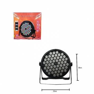 Φωτορυθμικό 54 LED -  Flat par light stage