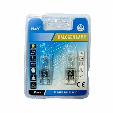 R&H Λάμπα αλογόνου 60W G9 – Halogen lamp