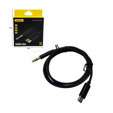 Καλώδιο audio line 3,5mm σε Type-C Andowl Q-A192B