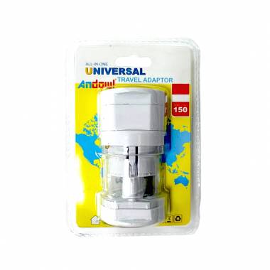 Andowl Αντάπτορας Πρίζας από Universal σε Universal - Universal Travel adapter
