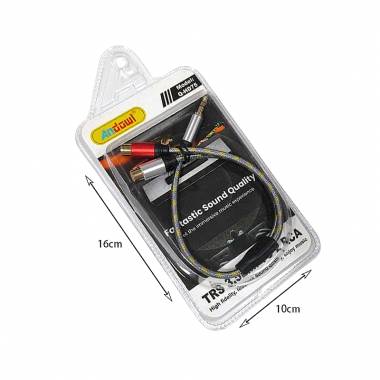 Andowl Καλώδιο ήχου TRS 3.5mm σε 2 RCA Q-HD75 - Audio cable
