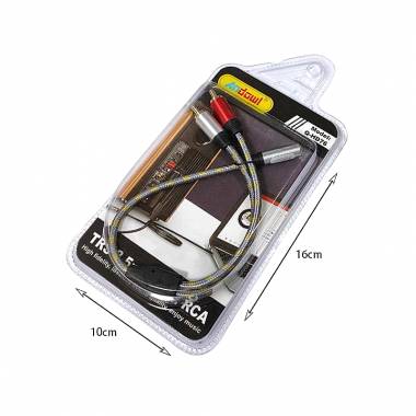Andowl Καλώδιο ήχου TRS 3.5mm σε 2 RCA Q-HD76 - Audio cable