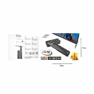 Andowl Αποκωδικοποιητής TV 66.PRO DVB T3 10BIT - TV 66.PRO