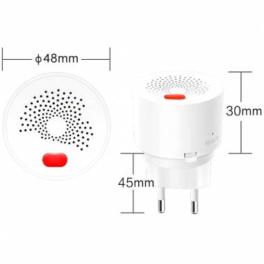 Andowl Q-MQ25 Ανιχνευτής Διαρροής Γκαζιού Πρίζας - WiFi Combusitible Gas Detector