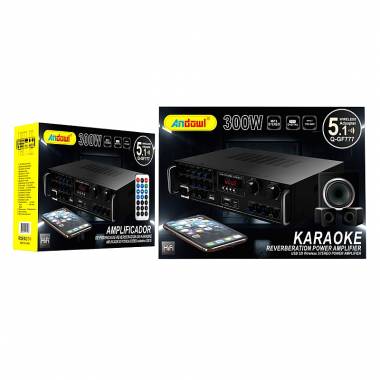 Andowl Ενισχυτής με λειτουργία Karaoke Q-GF777 - Karaoke Reverberation Power Amplifier