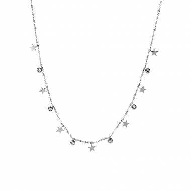 Γυναικείο Ατσάλινο Κολιέ Με Αστεράκια – Women’s Steel Necklace (Αντιγραφή)