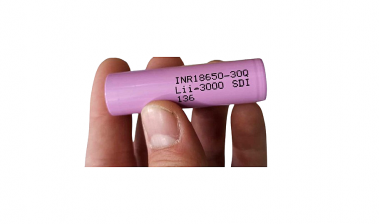 Επαναφορτιζόμενη Μπαταρία Λιθίου 18650 30Q 3000mAh 3.7v