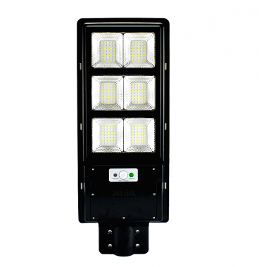 Ηλιακός Προβολέας 210LED 300W IP65 με Τηλεχειρισμό & Χρονοδιακόπτη Μαύρο