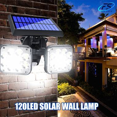 Ηλιακός Προβολέας Led με Αισθητήρα Κίνησης 120 smd led JD-2108