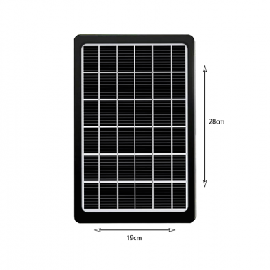 Ηλιακό πάνελ 8w 6v GD-100