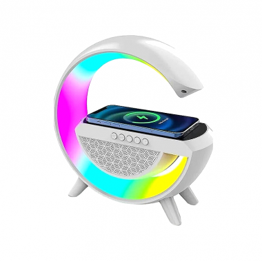 Ηχείο Bluetooth Rgb 5W με Ραδιόφωνο & Ασύρματη Φόρτιση