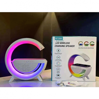 Ηχείο Bluetooth Rgb 5W με Ραδιόφωνο & Ασύρματη Φόρτιση